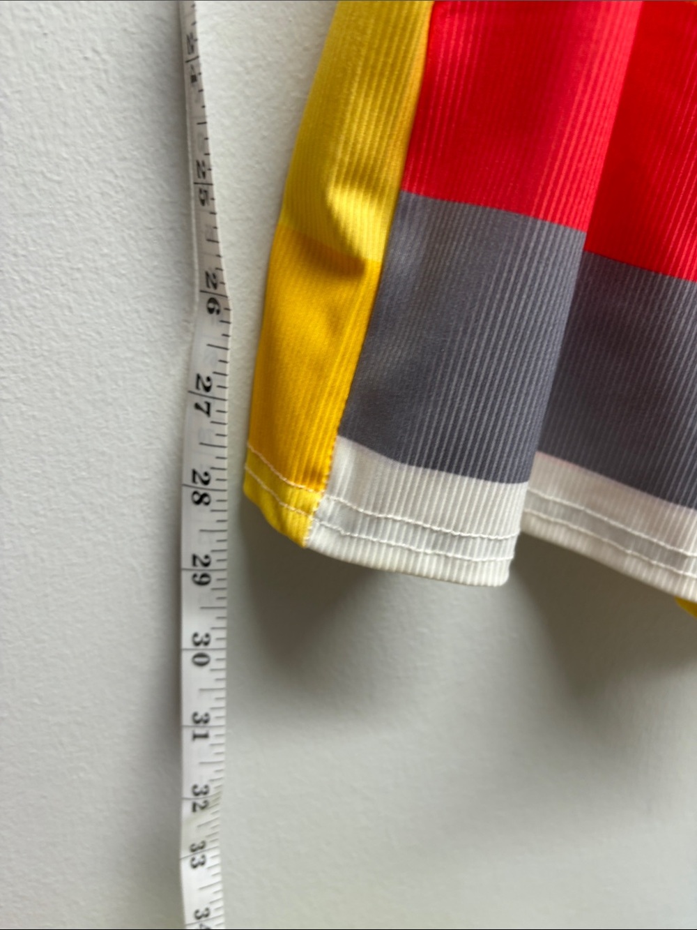Striped Tie-Waist Romper in Yellow Multi - Picture 4 of 4